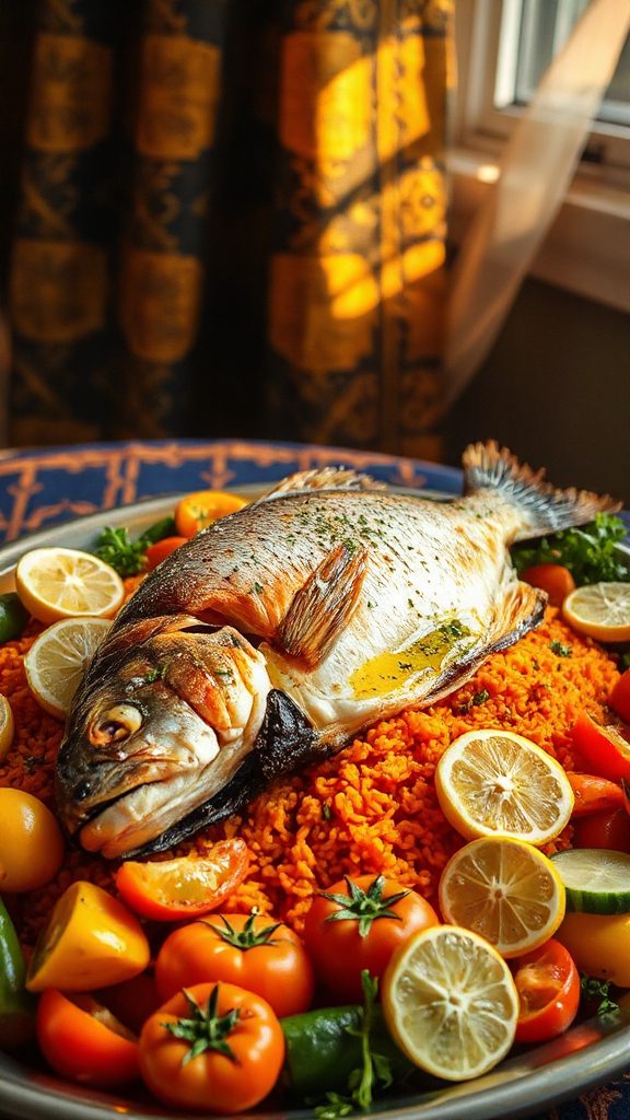 lemon herb infused fish