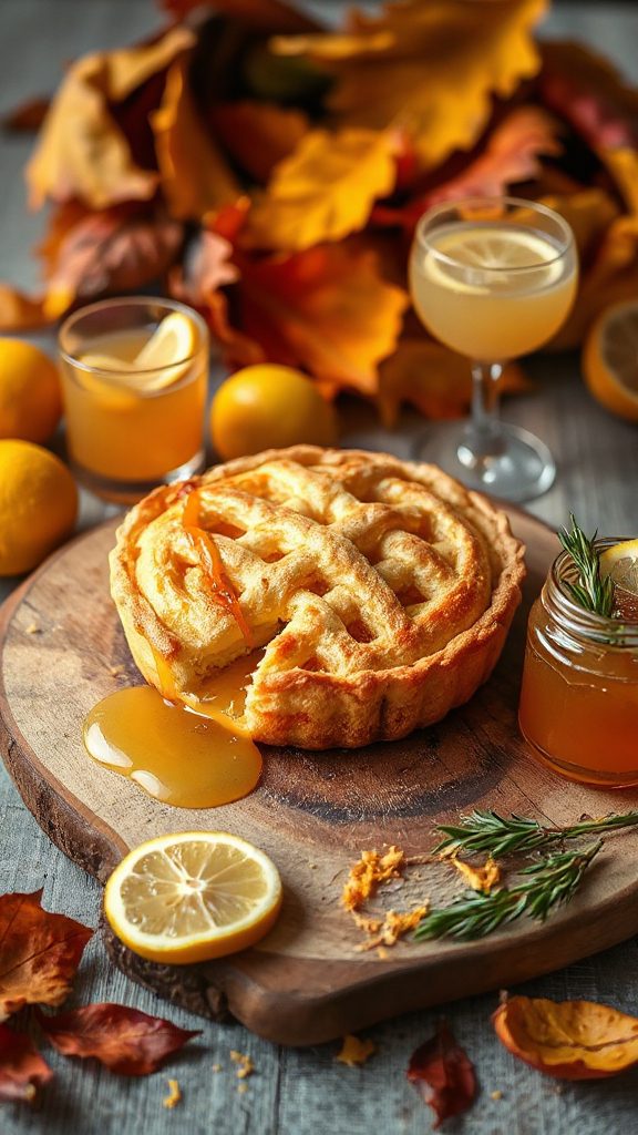 lemon honey tart cocktail