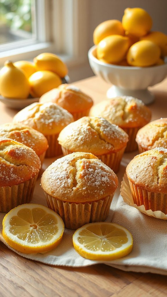 lemon poppy seed muffins lemon poppy seed muffins