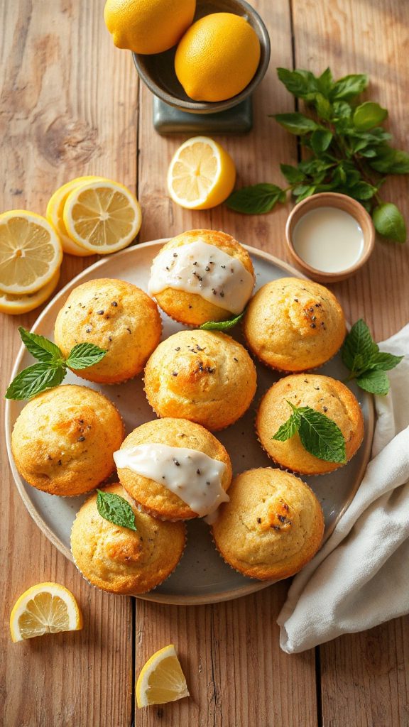 lemon poppy seed muffins