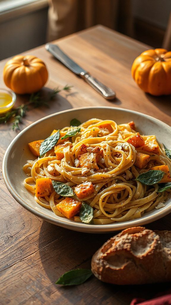 lemon sage butter pasta