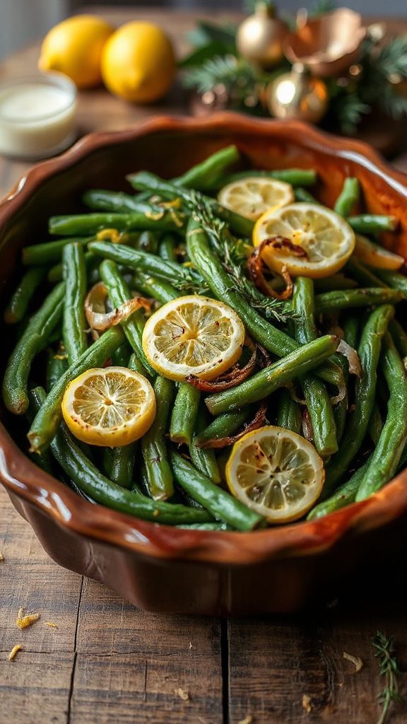 lemon thyme green bean casserole lemon thyme green bean casserole