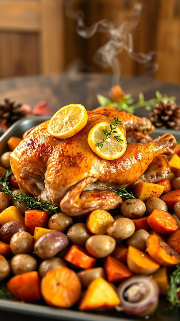 lemon thyme roasted chicken recipe