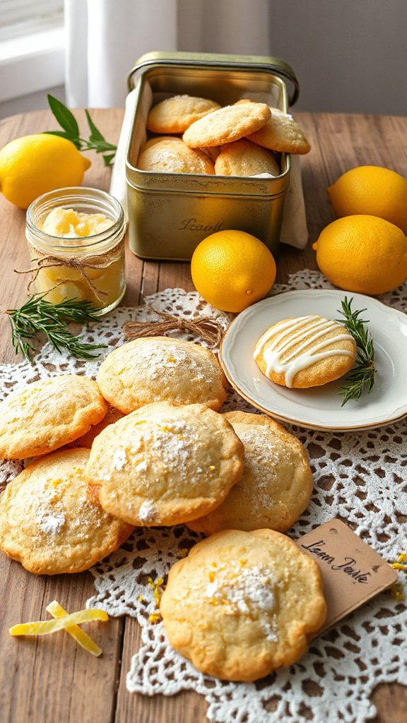 lemon zest cookie delight