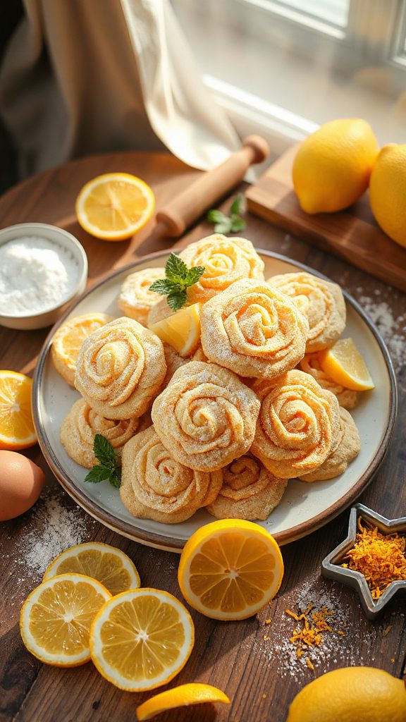 lemon zest spritz cookies