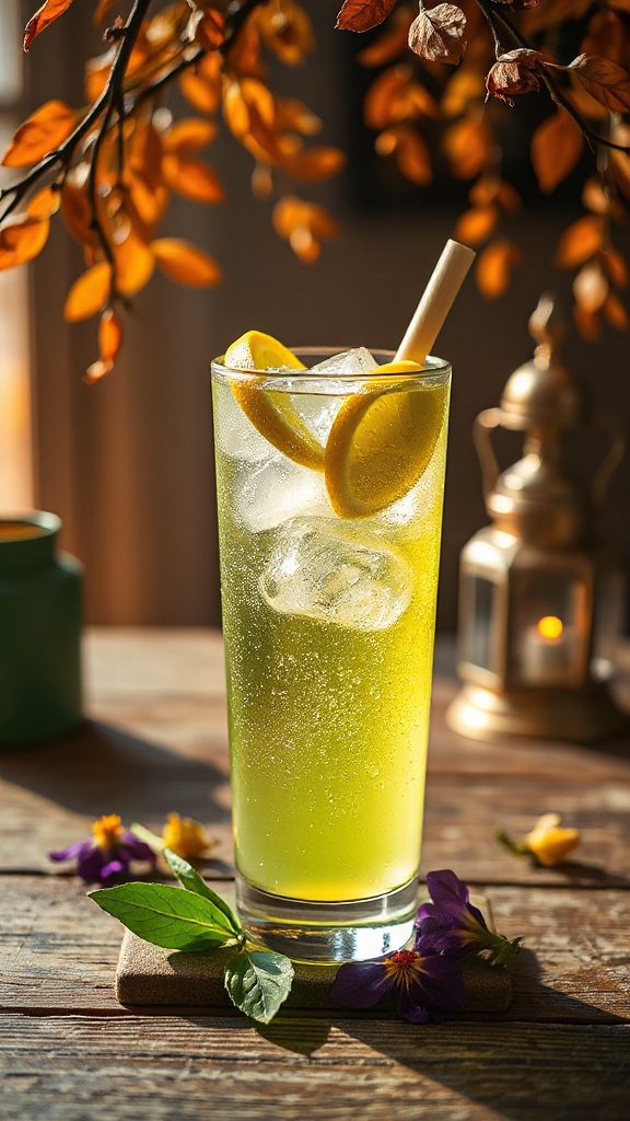 lemongrass cocktail for autumn