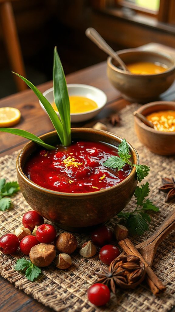 lemongrass infused cranberry sauce lemongrass infused cranberry sauce