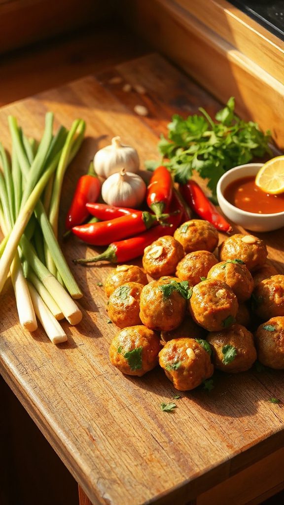 lemongrass turkey meatballs recipe lemongrass turkey meatballs recipe