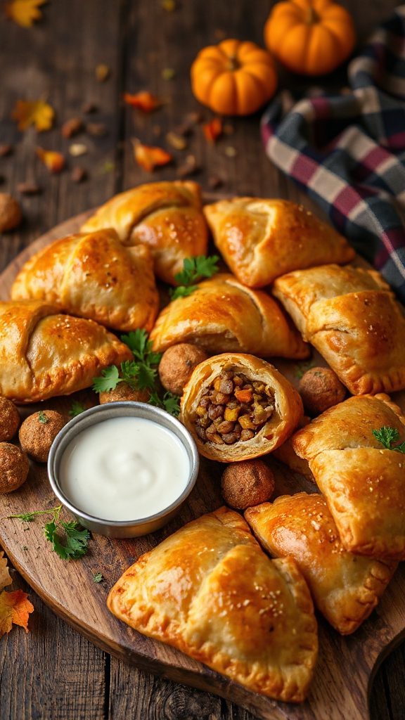 lentil carrot savory pastries