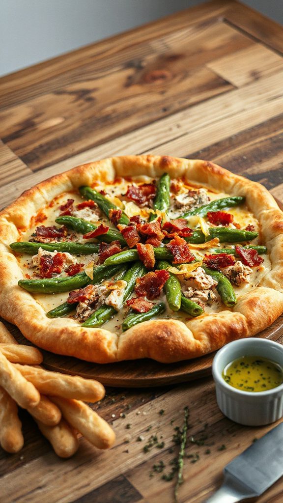 loaded casserole stuffed pizza