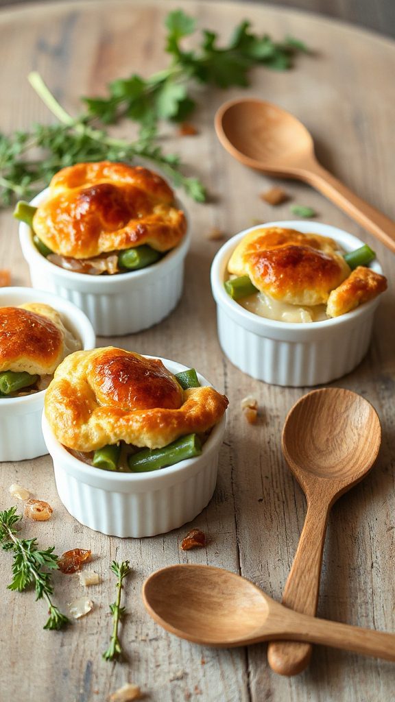 loaded green bean bites