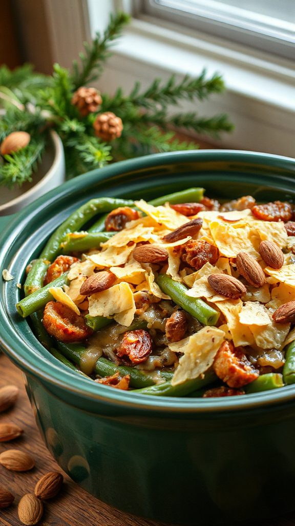 loaded green bean casserole