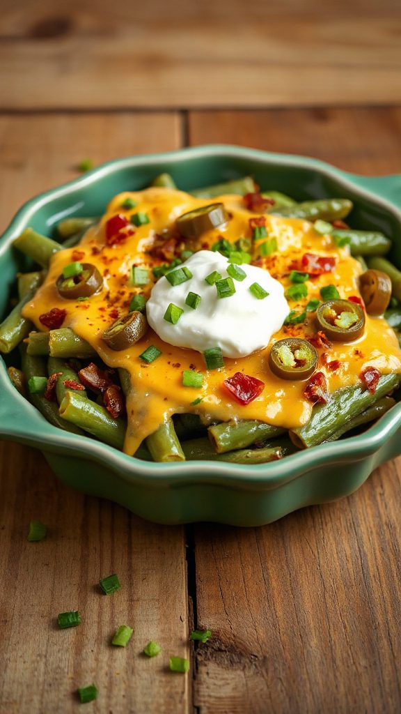 loaded green bean casserole