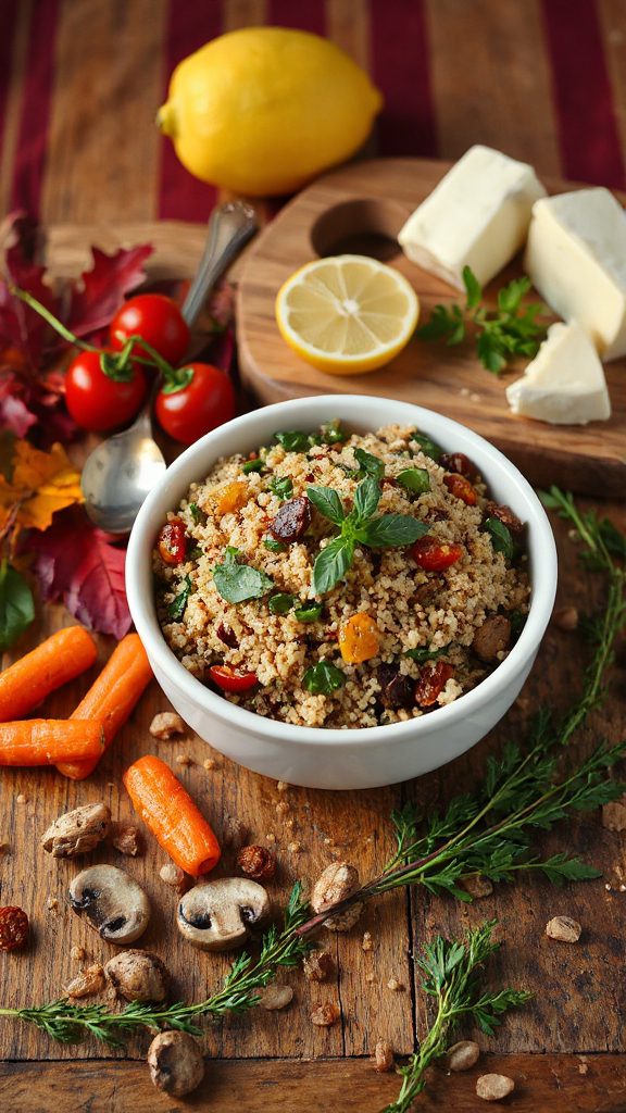 lovage infused quinoa pilaf lovage infused quinoa pilaf