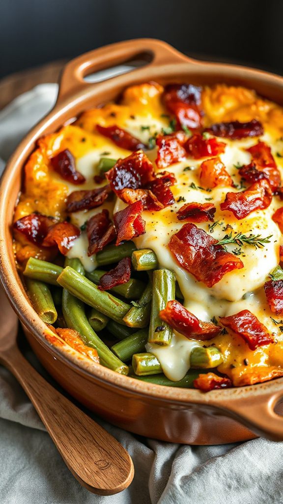 low carb green bean casserole