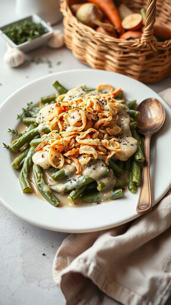 low sodium green bean casserole