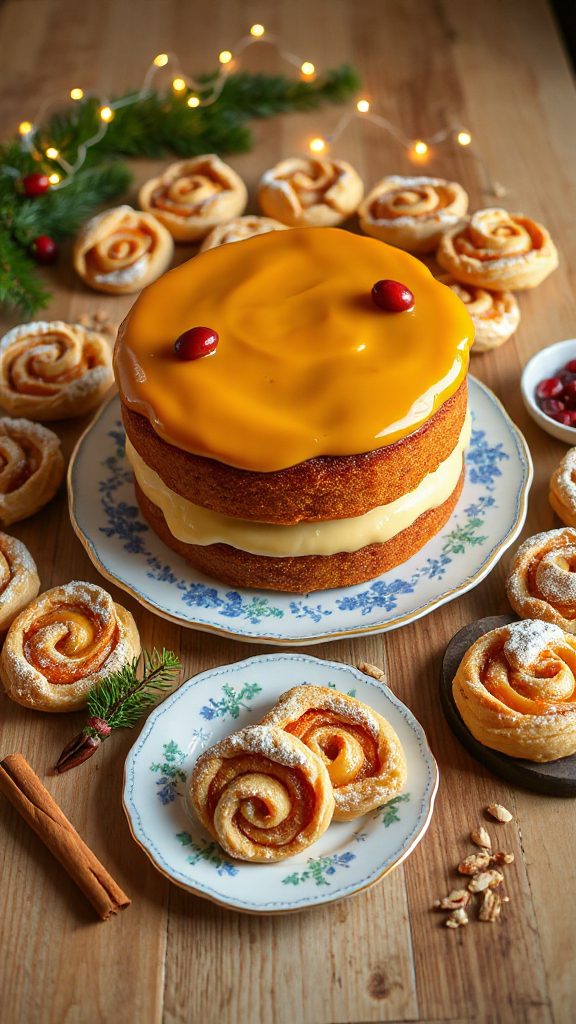 luxurious almond chocolate cake