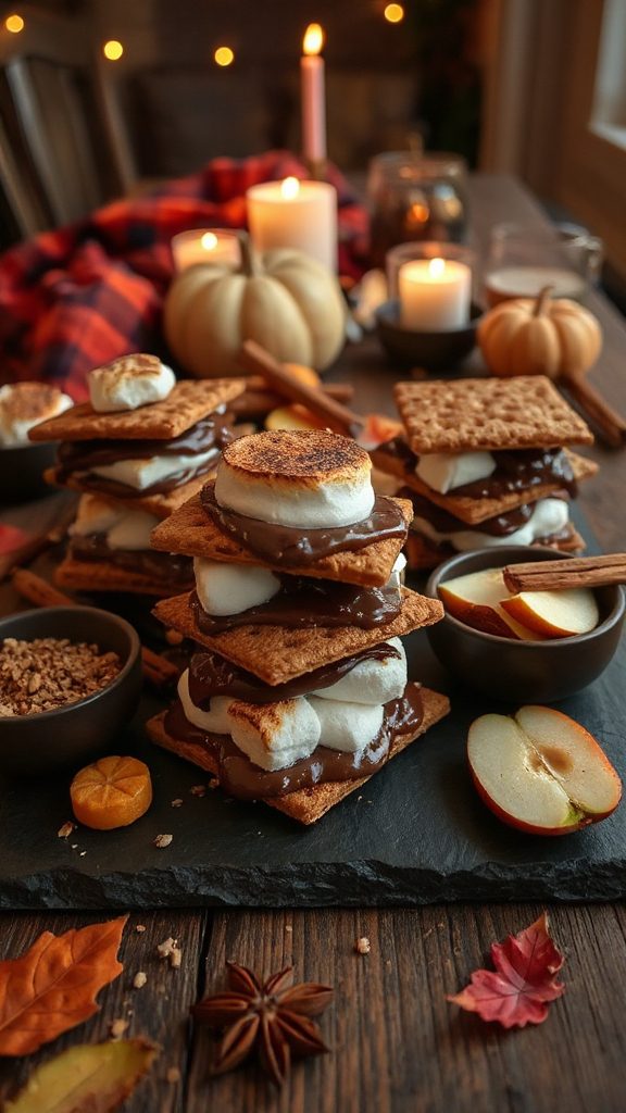 luxurious autumn inspired s mores luxurious autumn inspired s mores