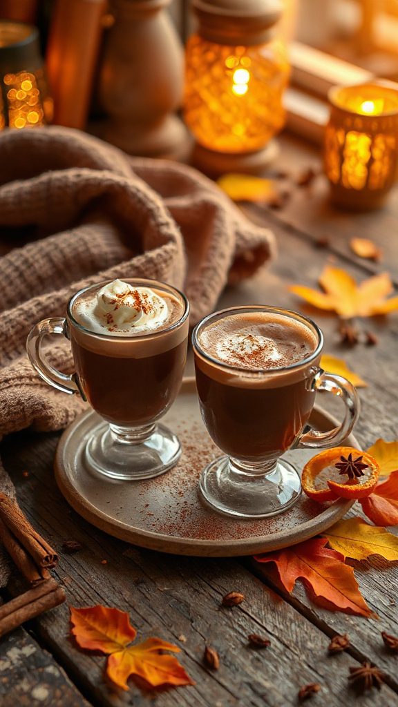 luxurious baijiu hot chocolate