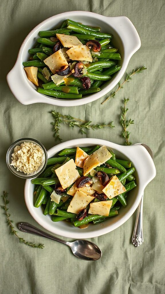 luxurious gruy re green beans