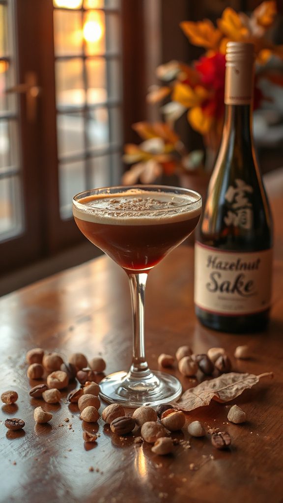 luxurious hazelnut espresso cocktail