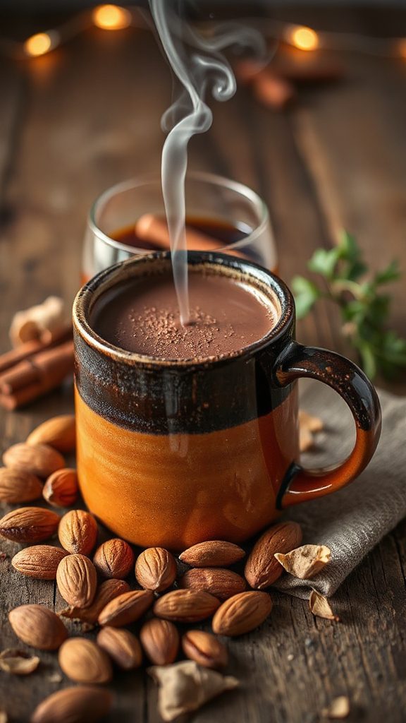 luxurious herbal hot chocolate