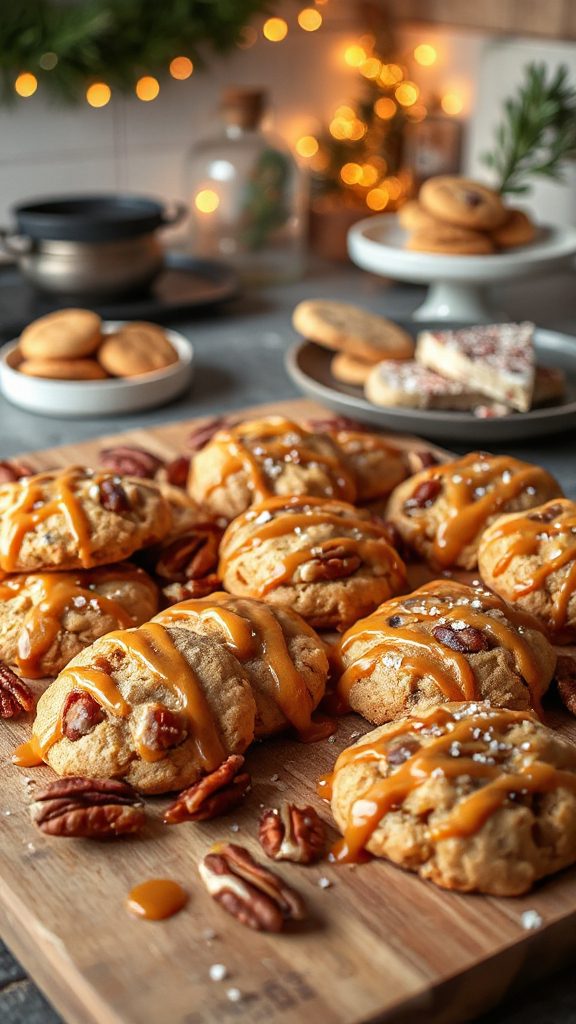 luxurious salted caramel cookies