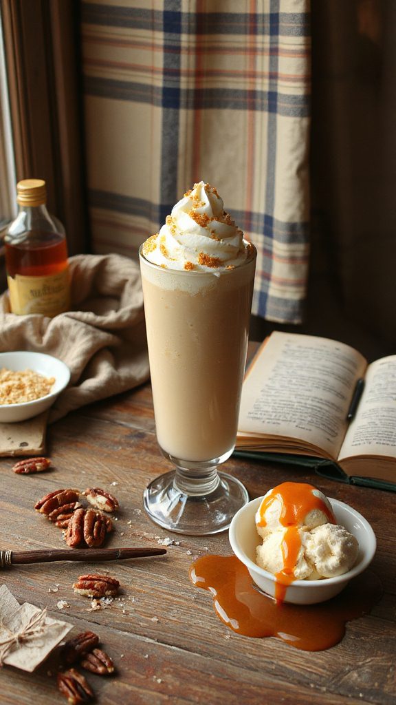 magical butterscotch ice cream float