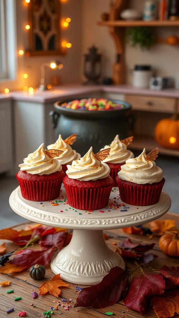 magical red velvet cupcakes