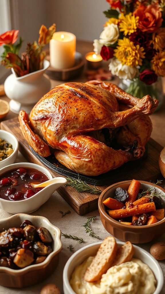 mahlab infused herb butter turkey