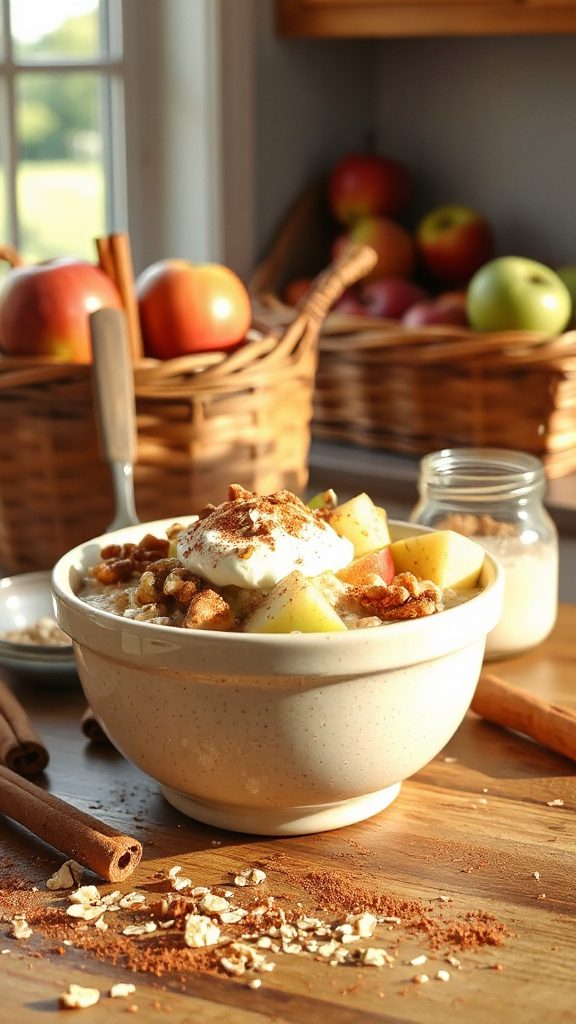 make ahead apple oats