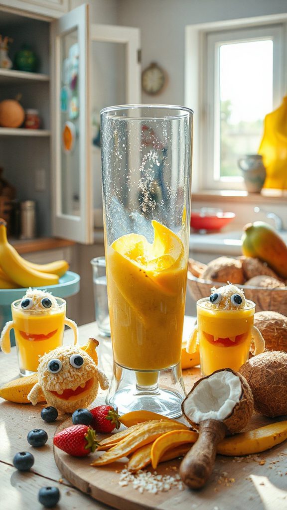 mango banana smoothie delight