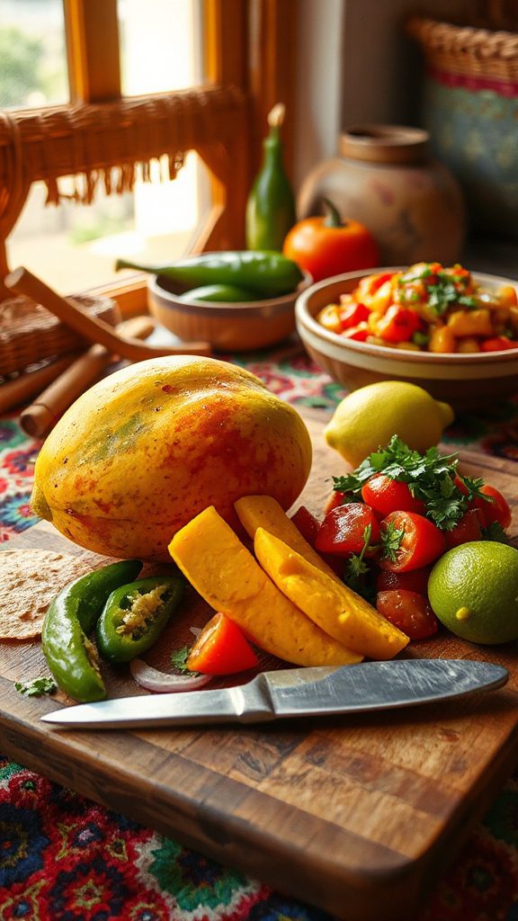 mango salsa with lime