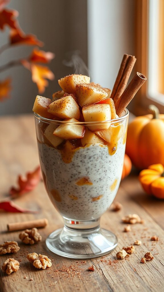 maple apple chia parfait recipe