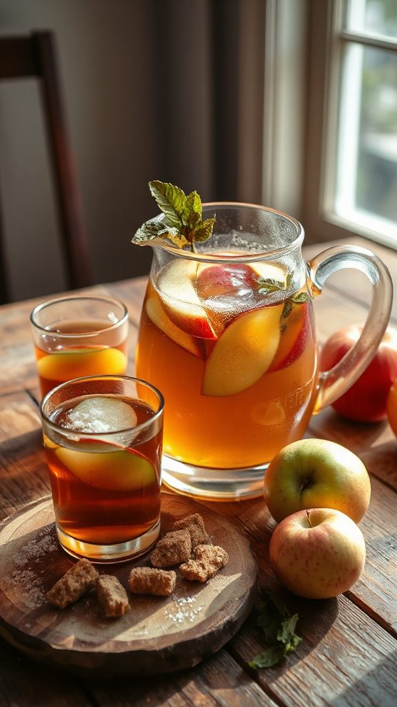 maple apple lemon drink