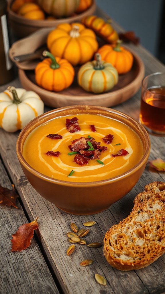 maple bacon sweet potato soup maple bacon sweet potato soup