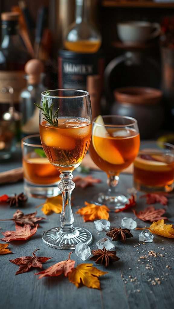 maple bourbon cocktail delight