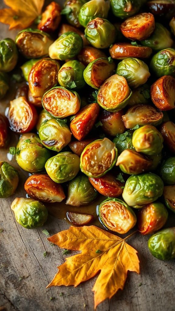 maple brussels sprouts delight
