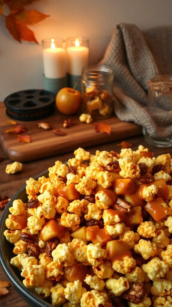 maple caramel apple popcorn