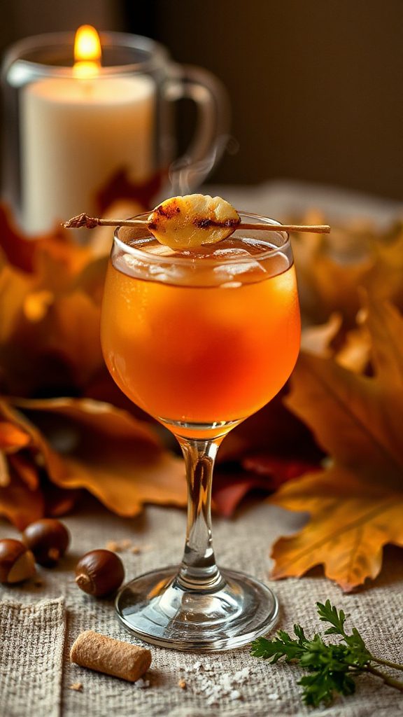 maple celery root cocktail