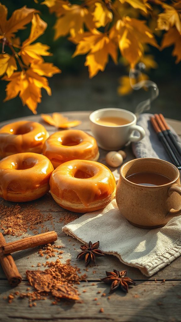 maple chai spice donuts maple chai spice donuts