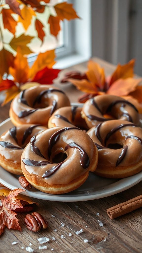 maple chocolate swirl donuts maple chocolate swirl donuts