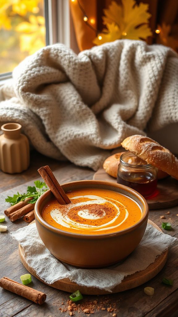 maple cinnamon carrot soup maple cinnamon carrot soup