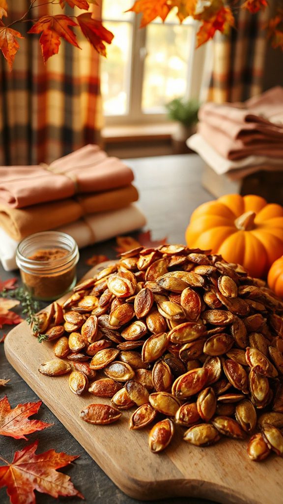 maple cinnamon pumpkin seeds maple cinnamon pumpkin seeds