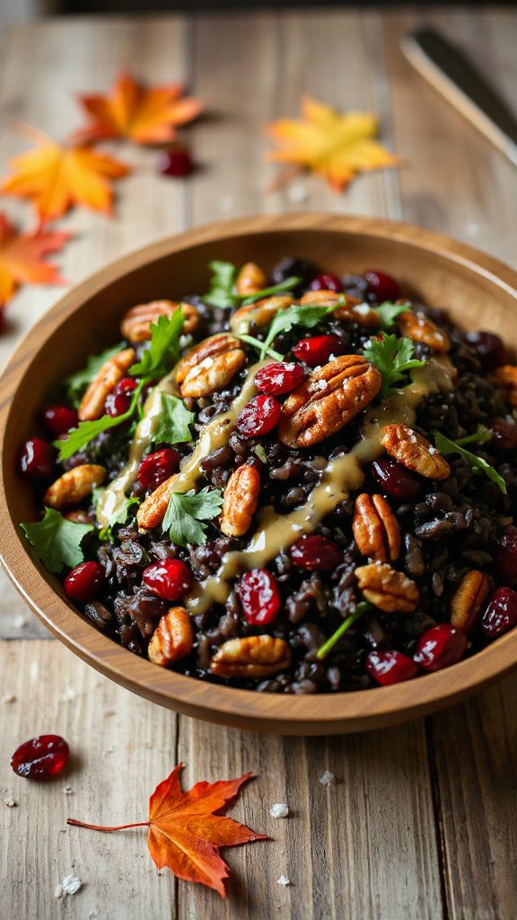 maple cranberry wild rice salad maple cranberry wild rice salad