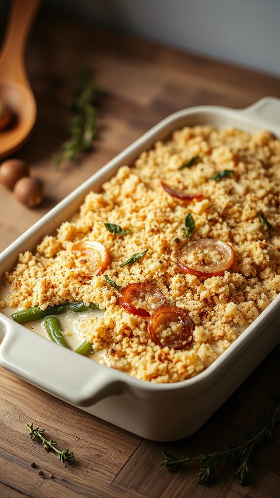 maple dijon green bean casserole maple dijon green bean casserole