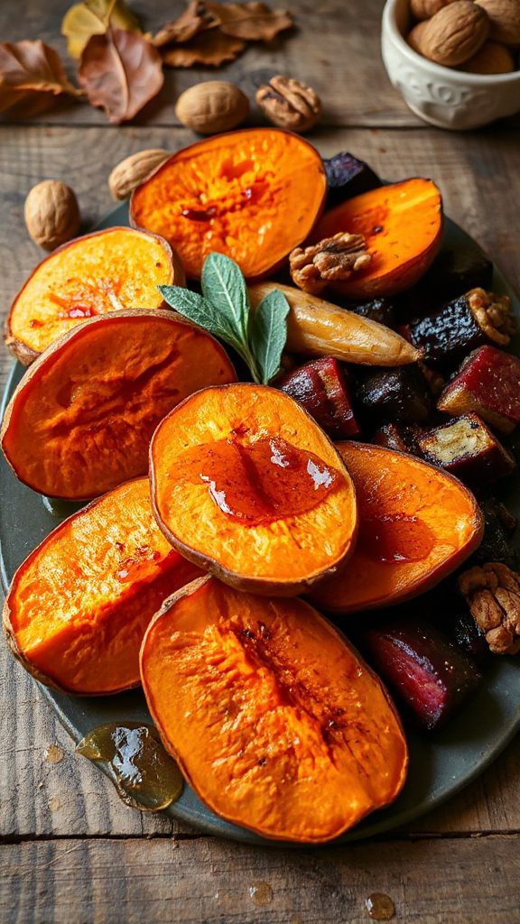 maple glazed autumn side dish