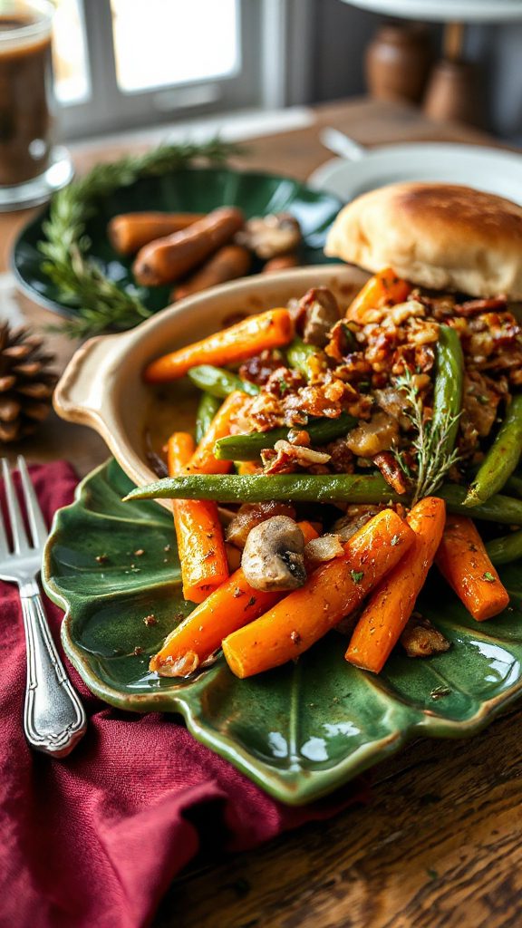 maple glazed carrots side dish
