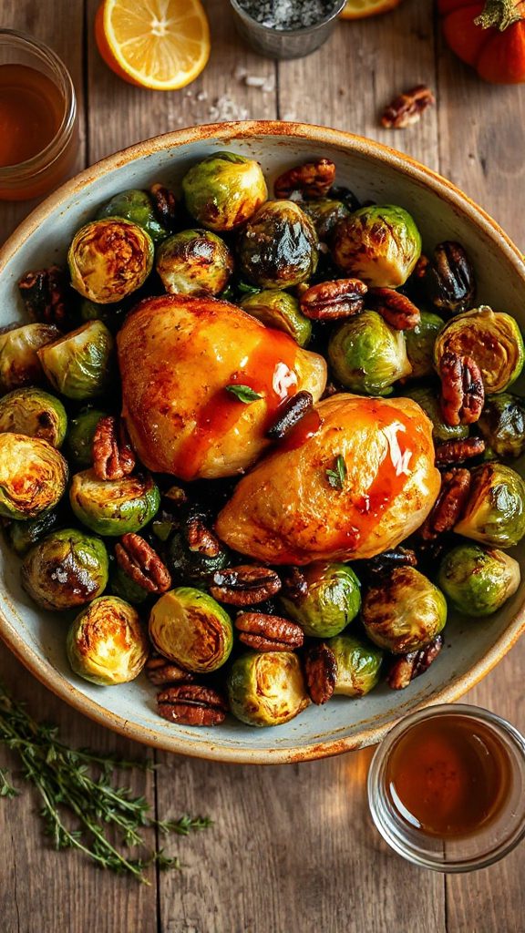 maple glazed chicken thighs