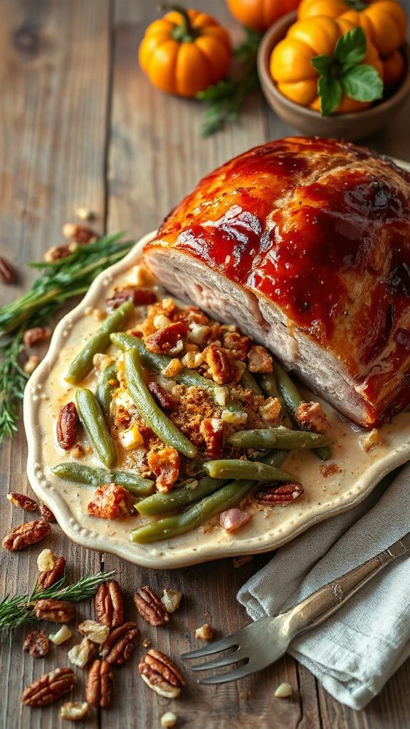 maple glazed ham casserole recipe
